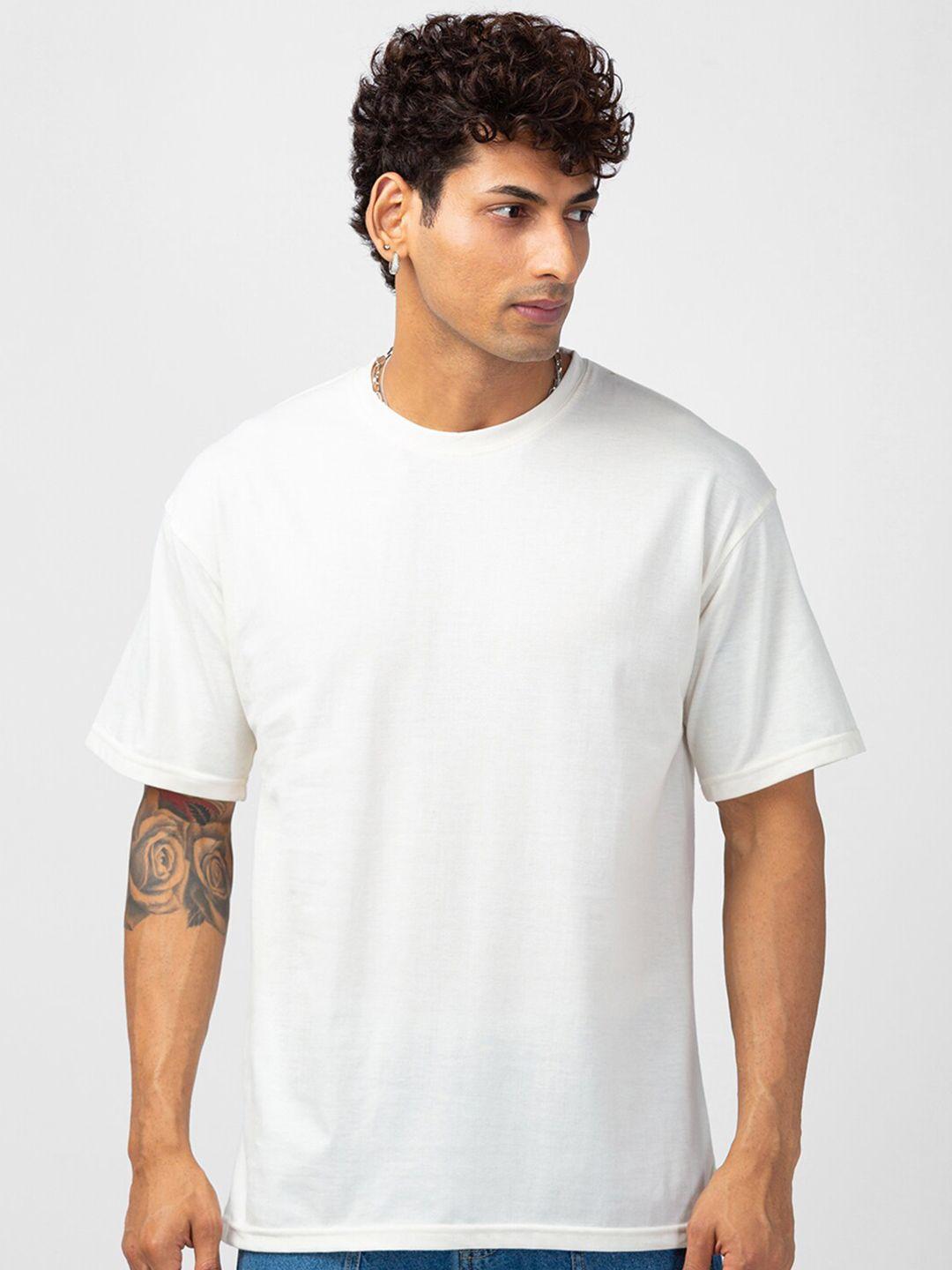 vastrado drop-shoulder cotton sleeves loose t-shirt