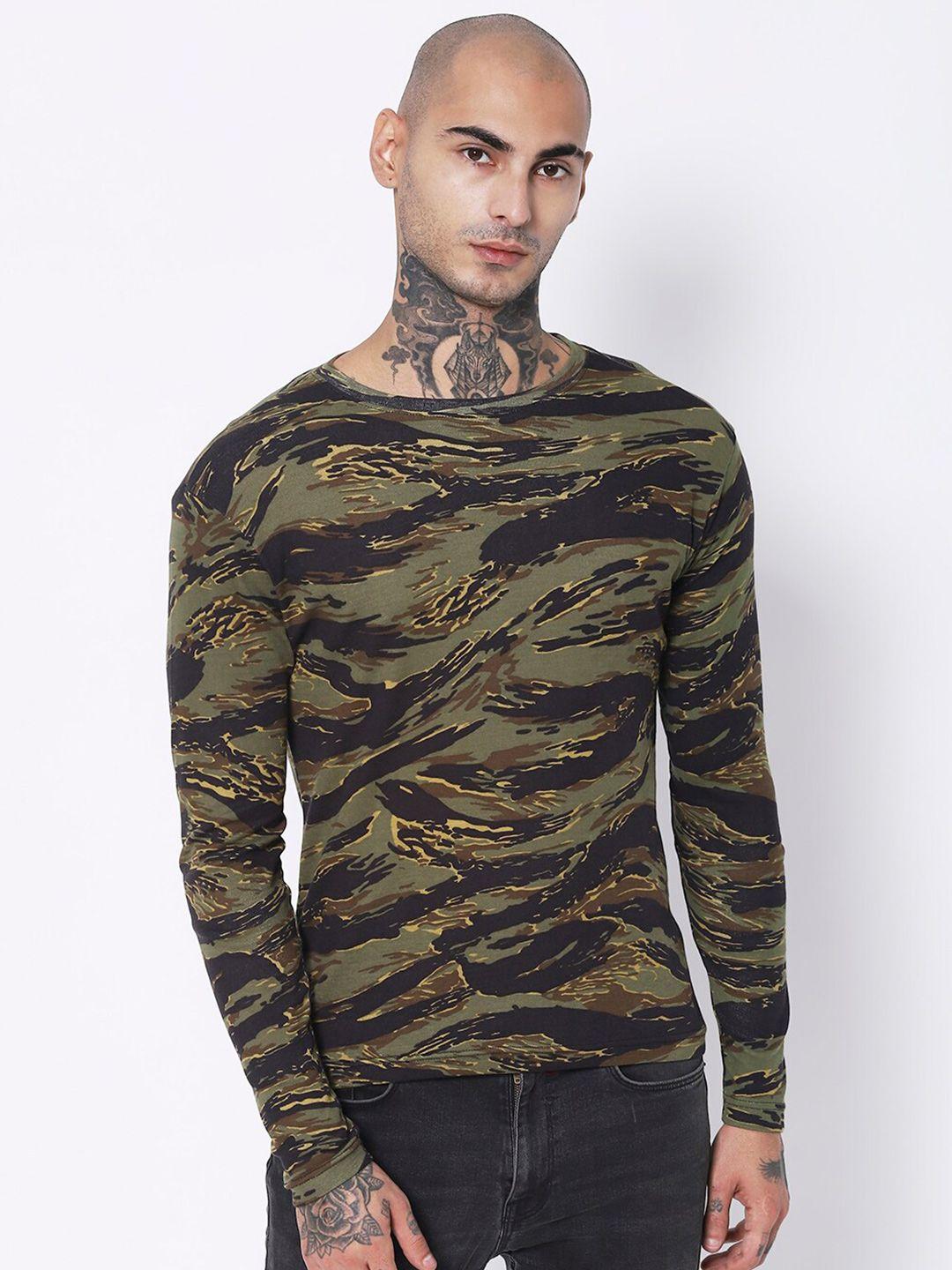 vastrado men camouflage printed cotton t-shirt