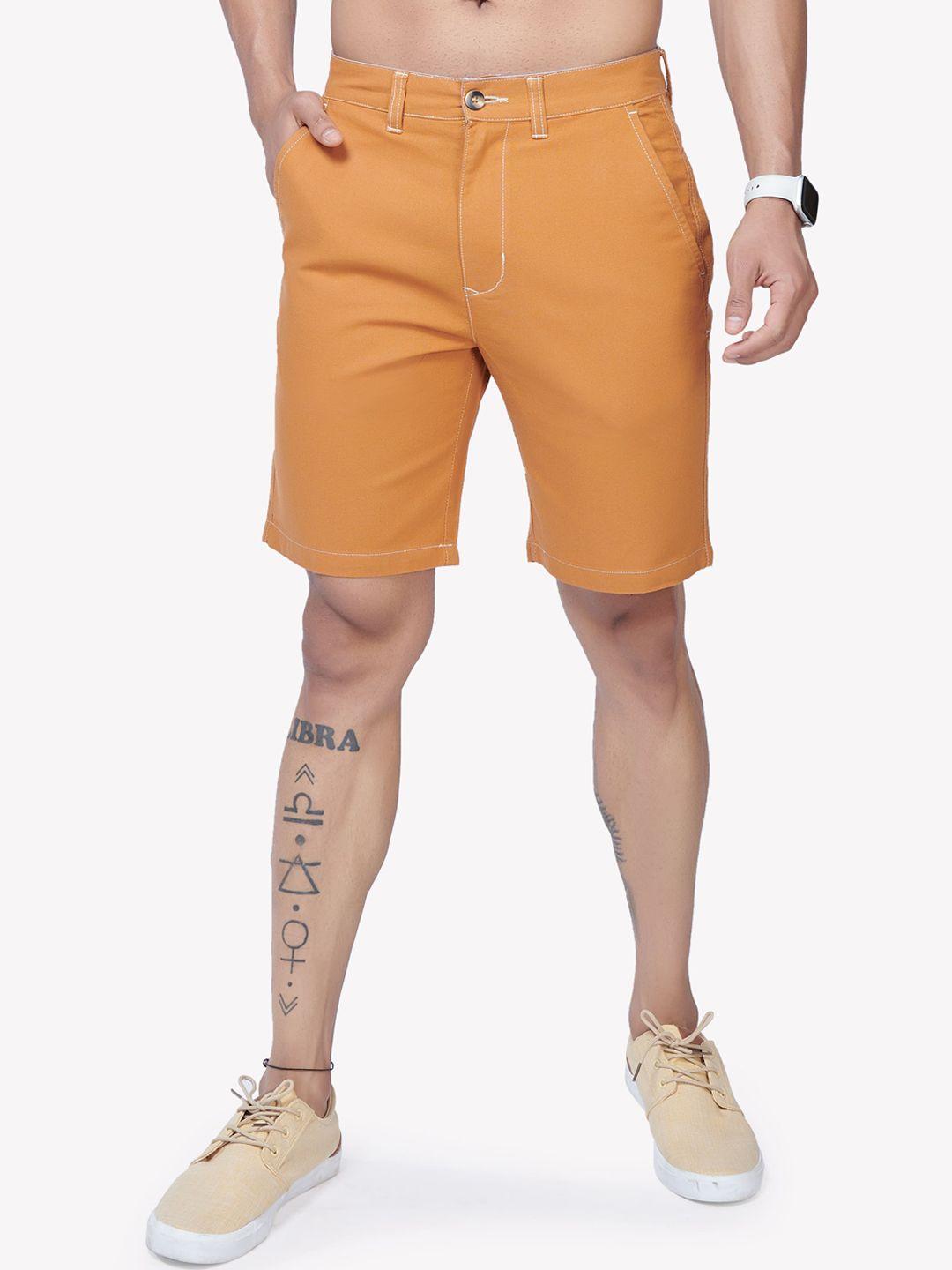 vastrado men mid-rise cotton regular shorts