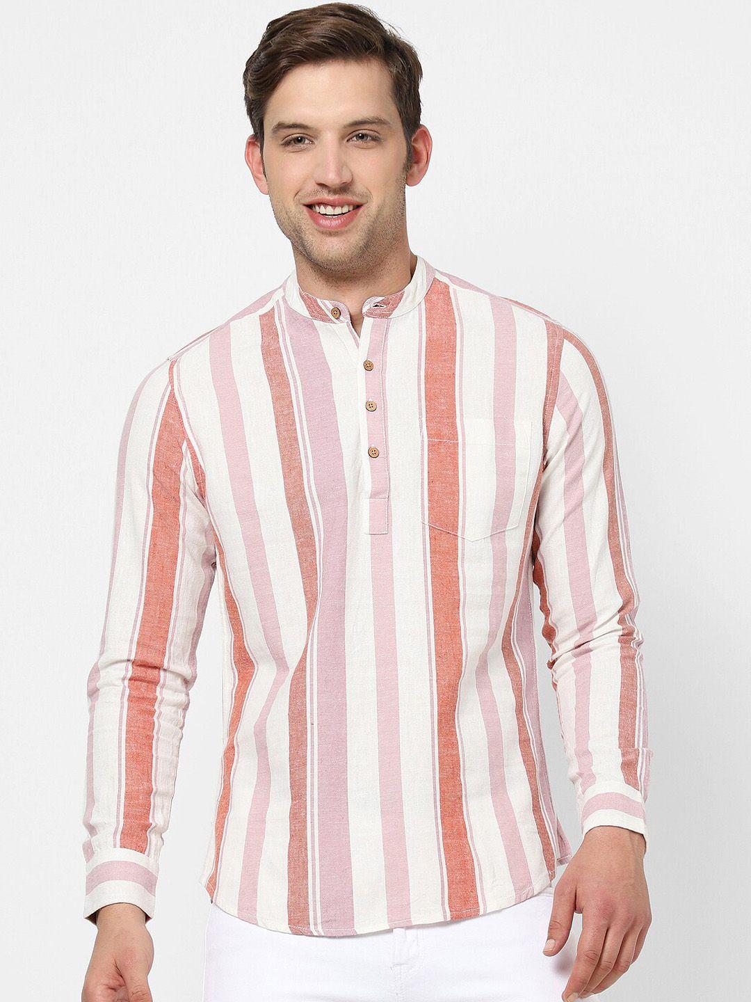 vastrado men printed cotton kurta