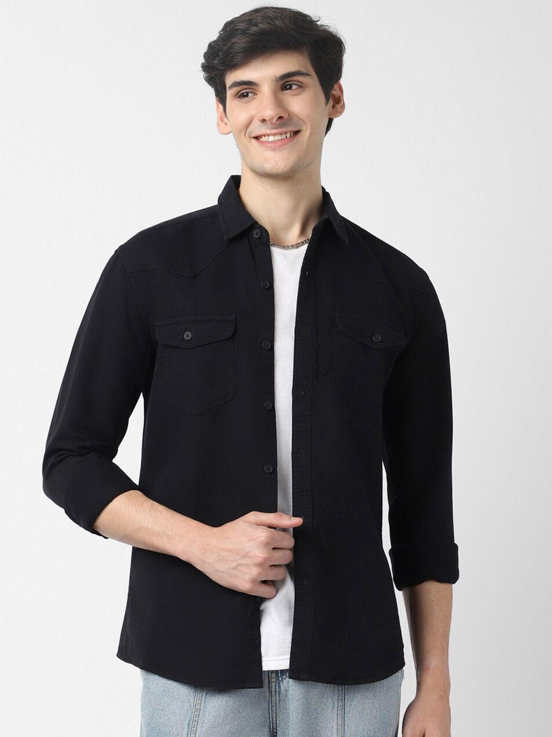 vastrado opaque pure cotton casual shirt