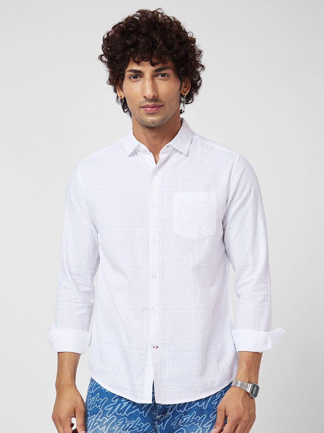 vastrado spread collar cotton casual shirt