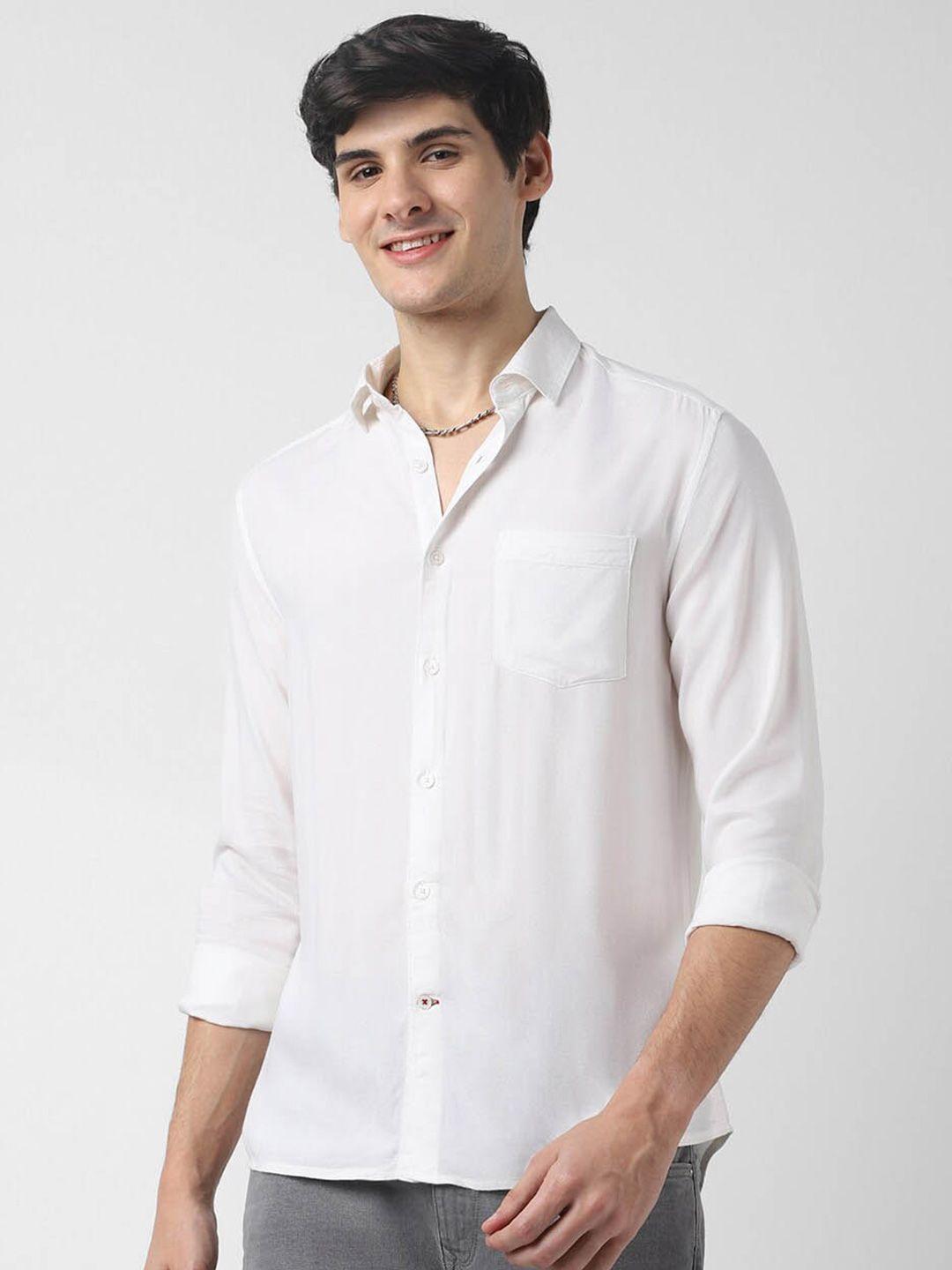 vastrado spread collar cotton casual shirt