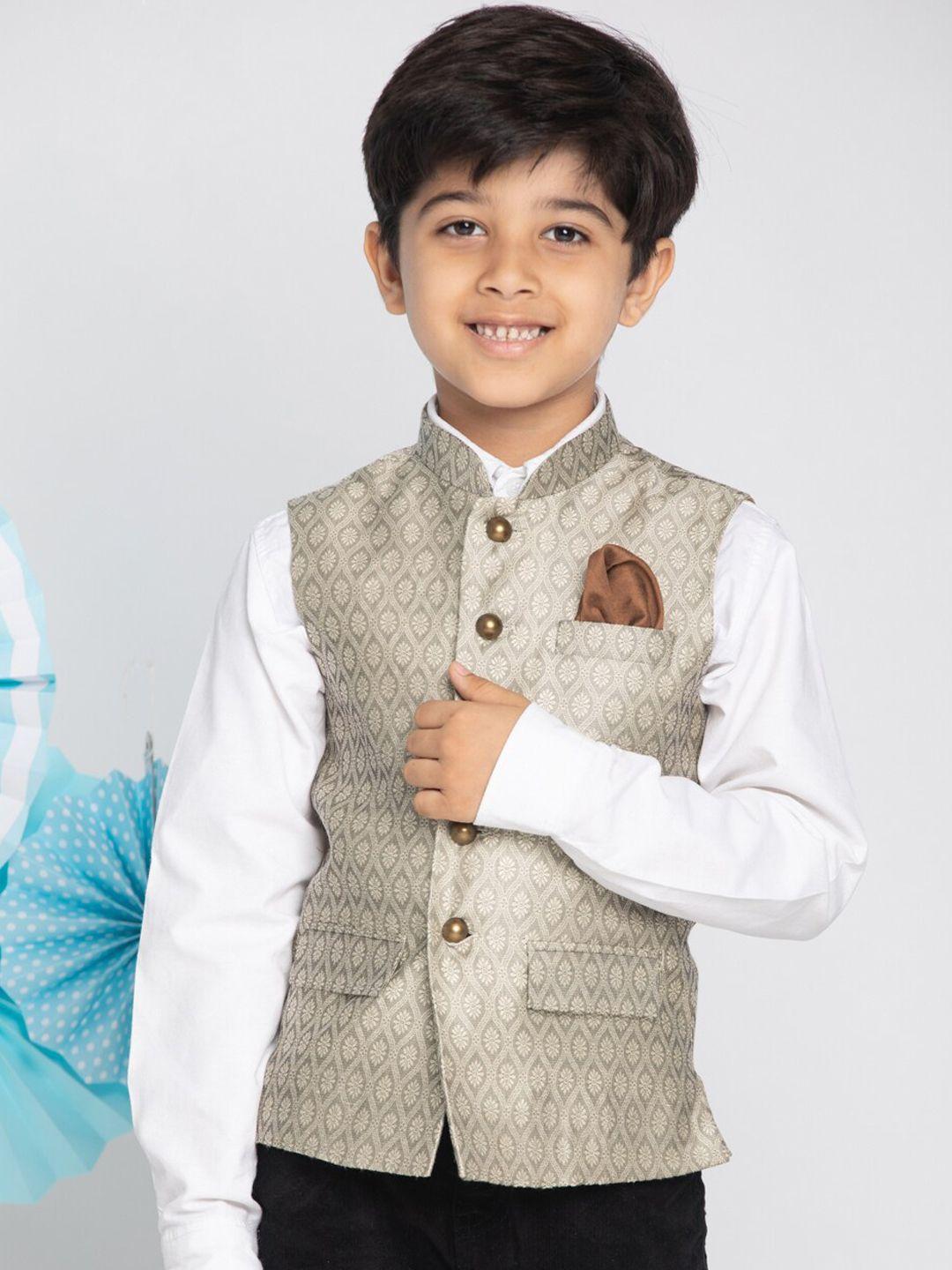 vastramay-boys-woven-design-nehru-jacket