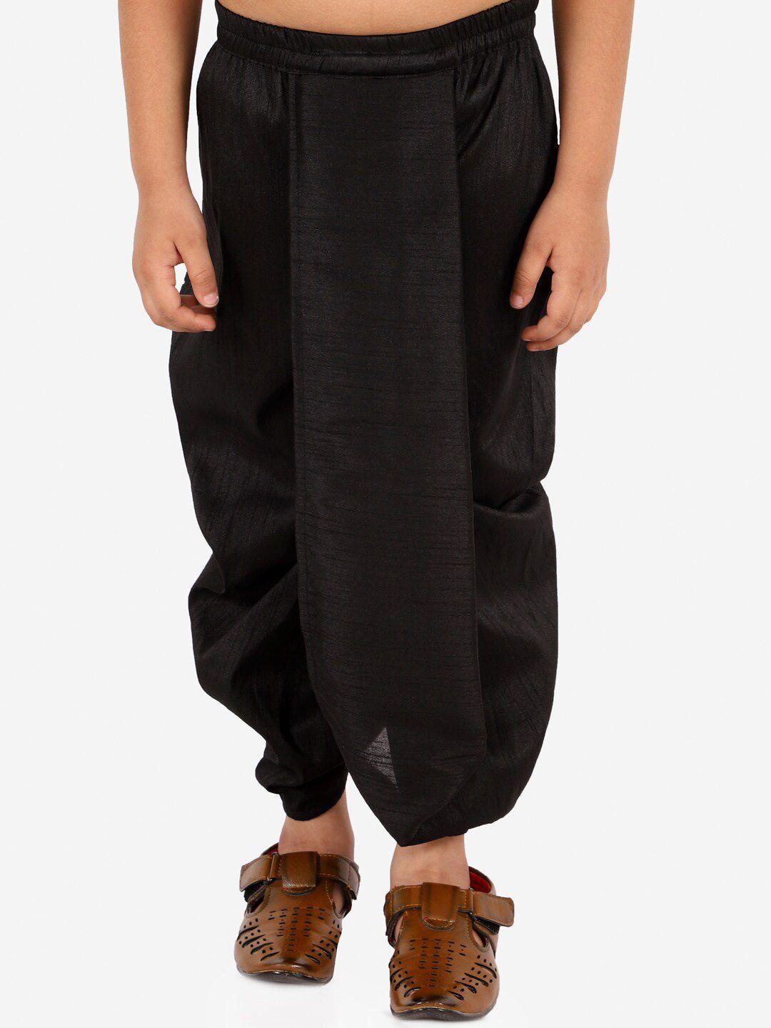 vastramay boys black traditional dhoti