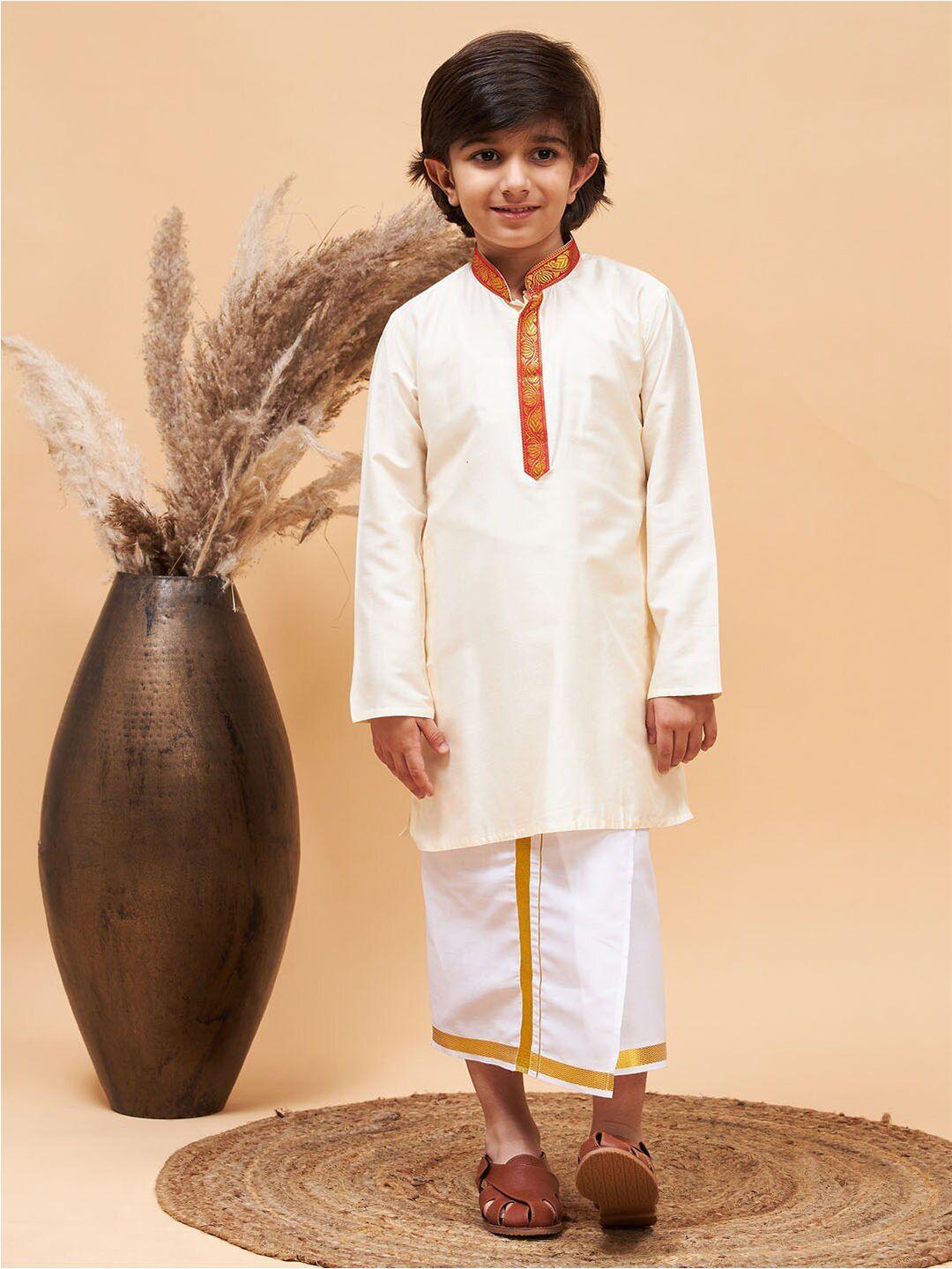 vastramay boys kurta and veshti