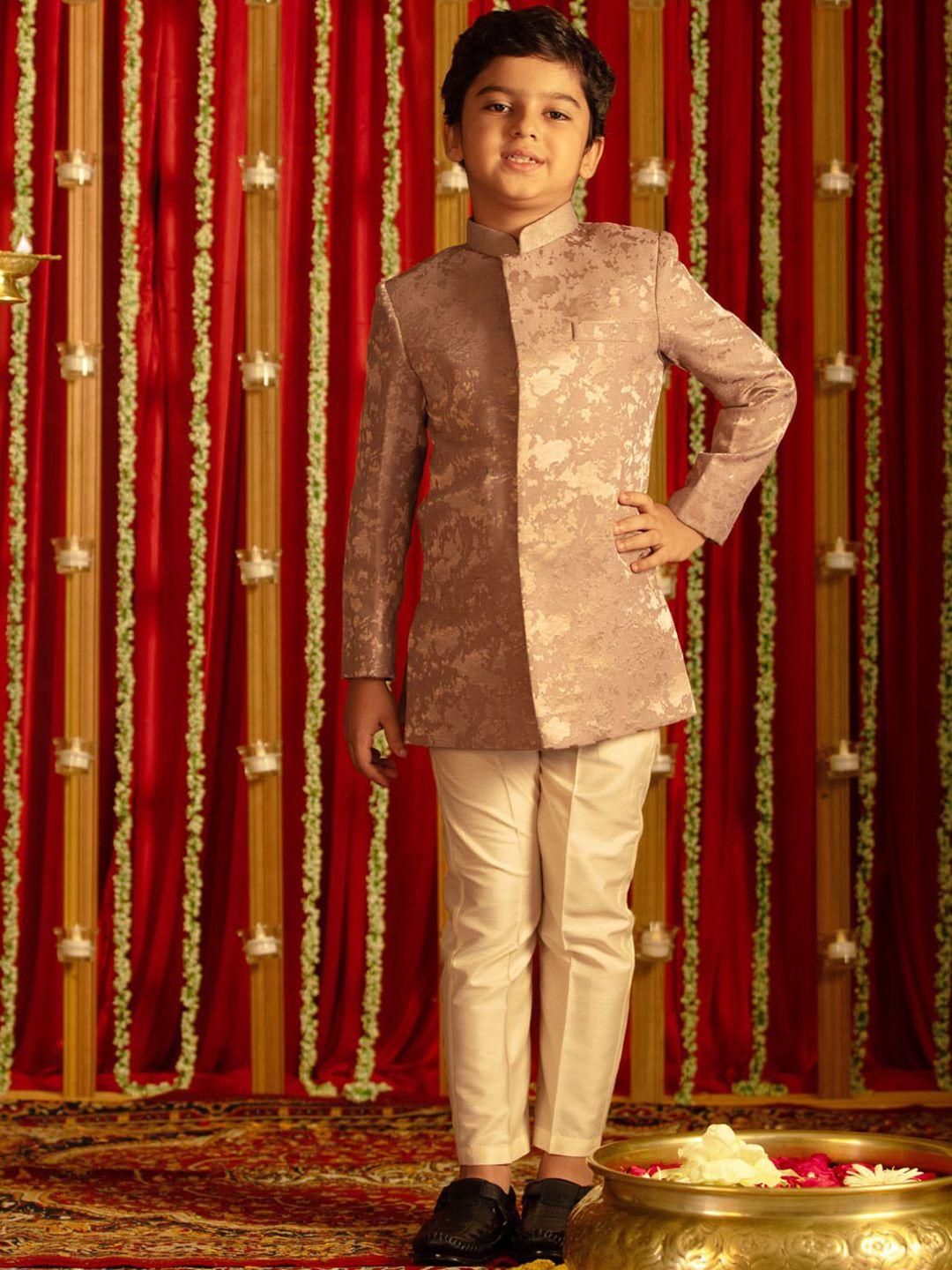 vastramay boys self-design sherwani