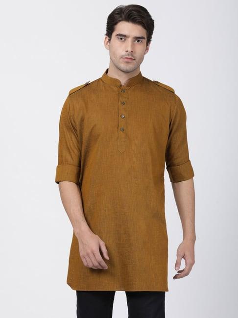 vastramay coffee relaxed fit kurta