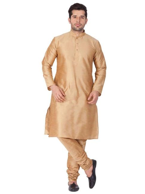 vastramay golden regular fit kurta bottom set