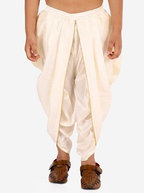 vastramay kids cream regular fit dhoti