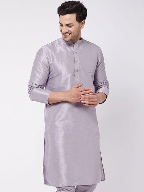 vastramay lavender straight fit kurtas