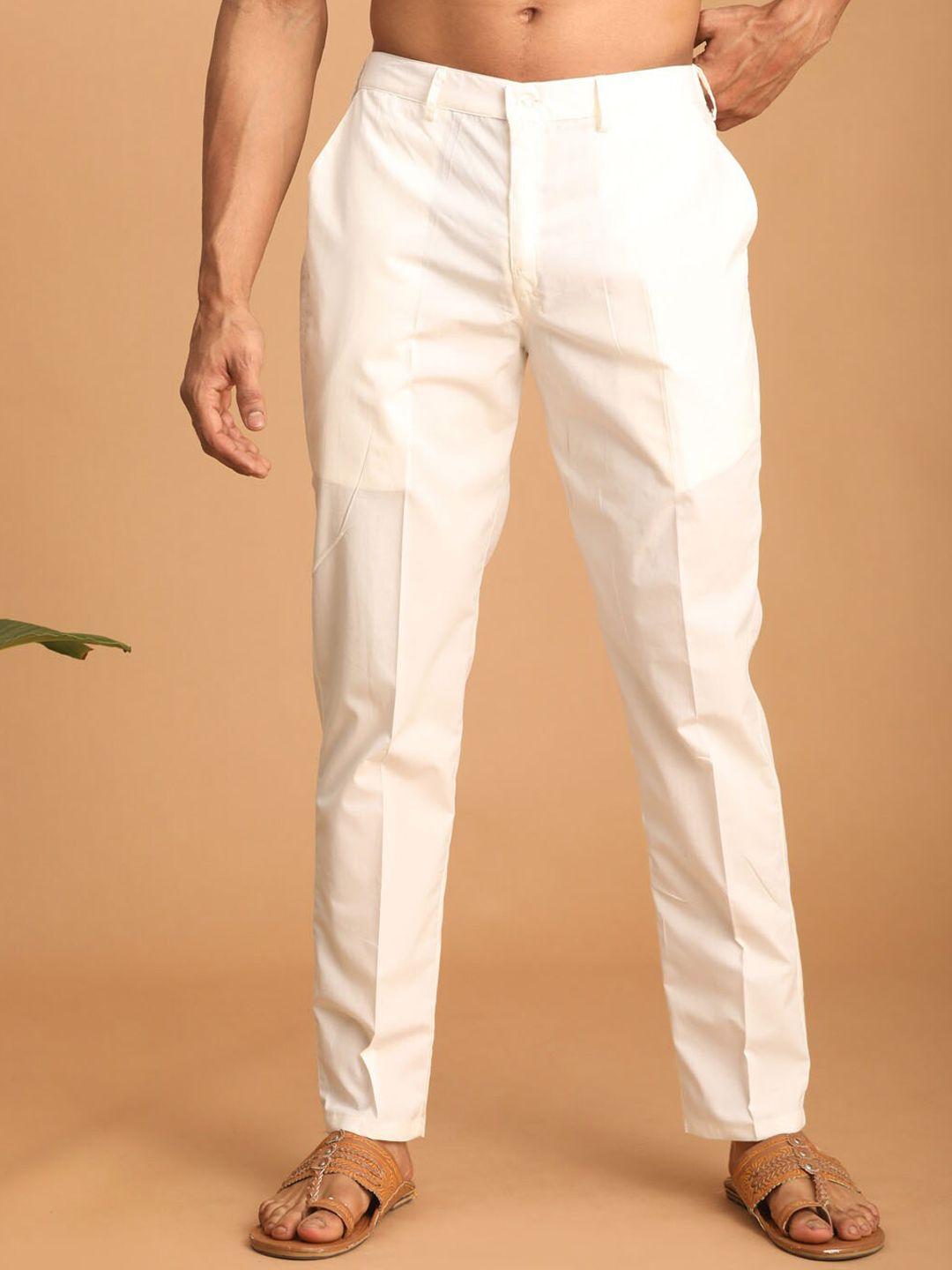 vastramay men cotton mid-rise pant style pyjama