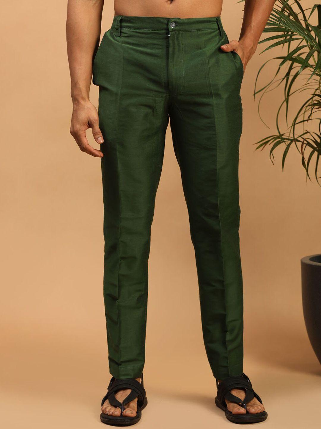 vastramay men green pant style pyjama