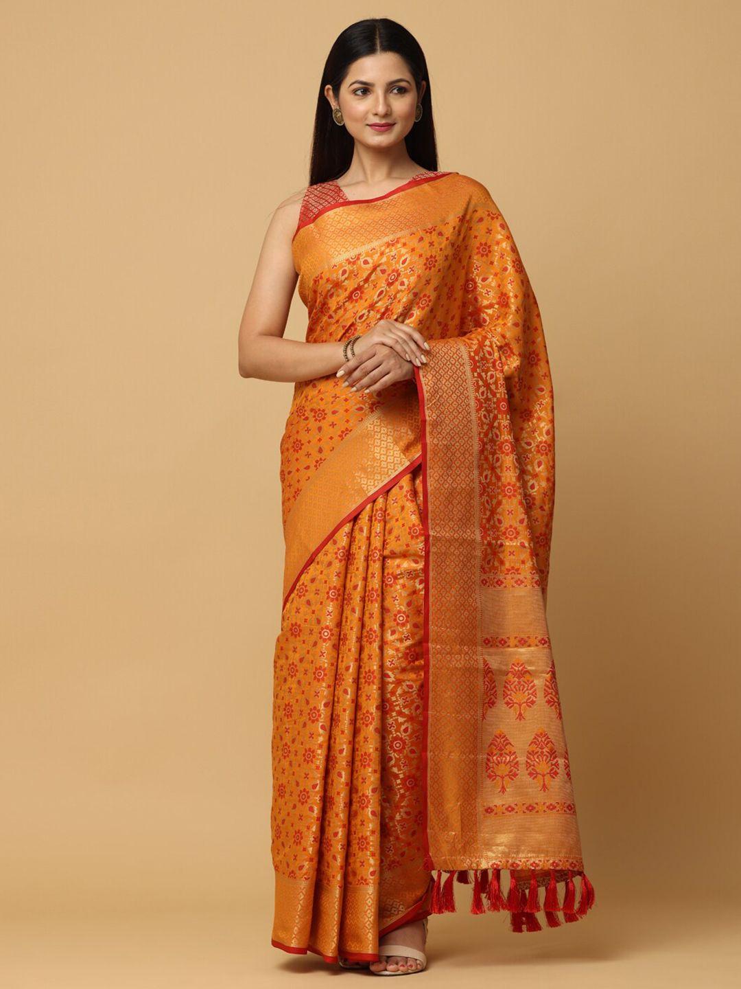 vastranand ethnic motifs woven design zari banarasi saree
