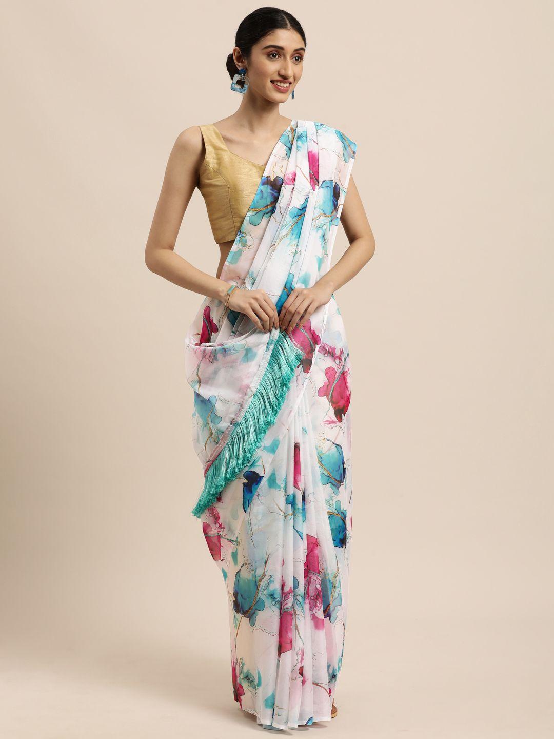 vastranand multicoloured pure silk saree