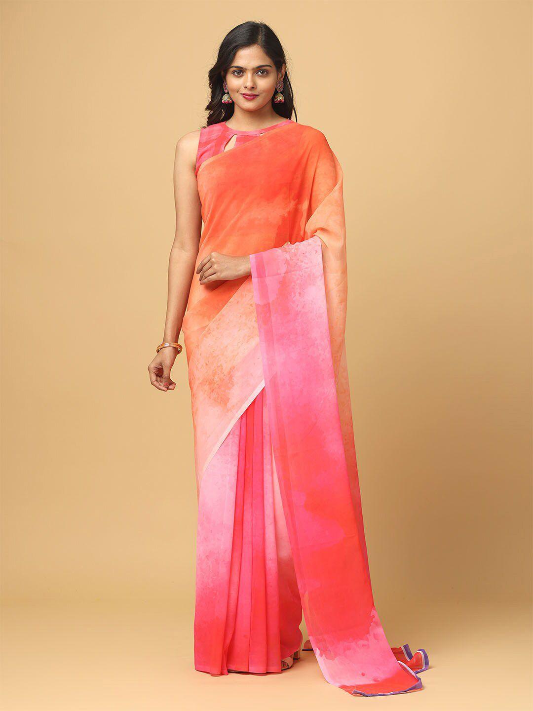 vastranand abstract printed saree