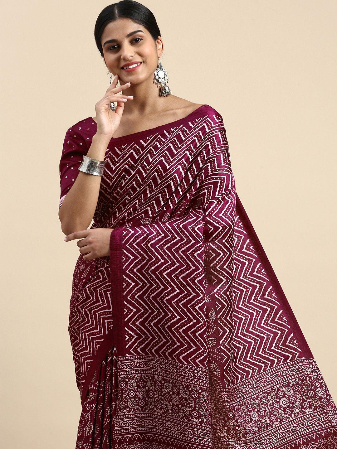 vastranand bandhani saree