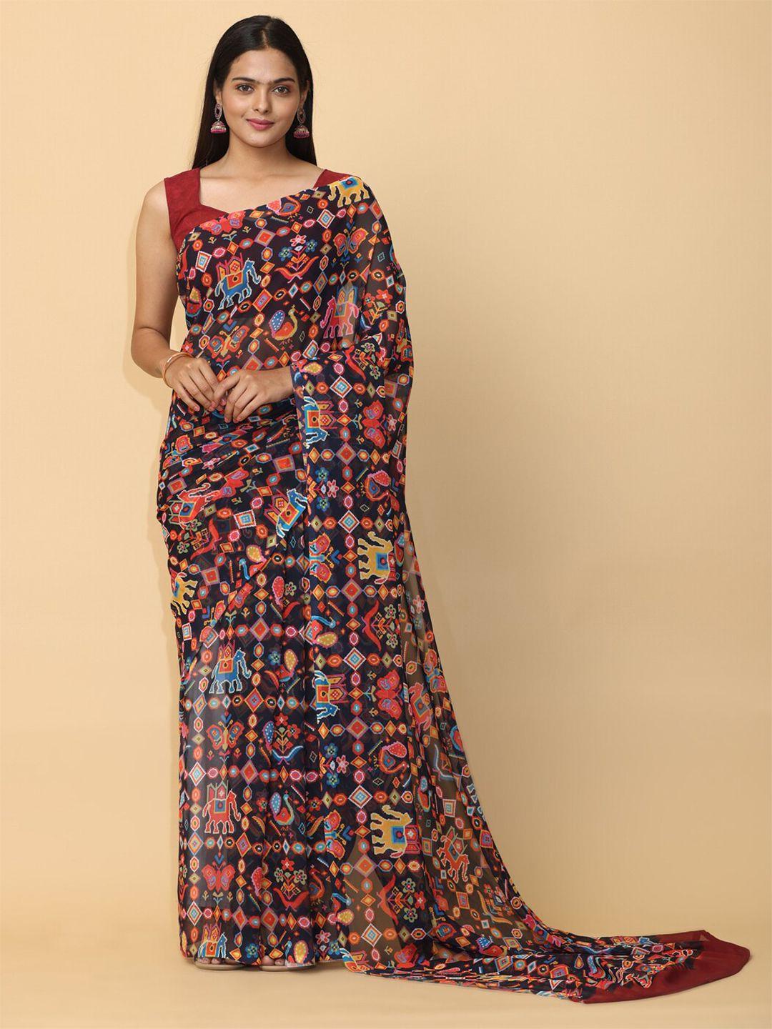 vastranand ethnic motif printed saree