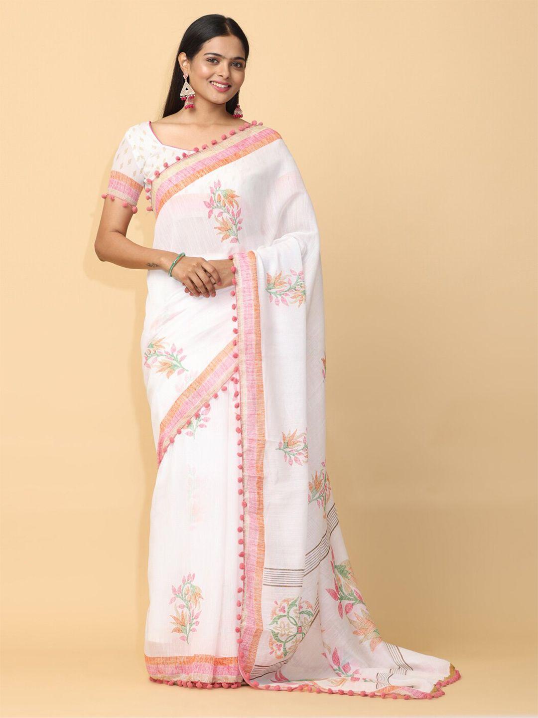 vastranand ethnic motifs printed saree