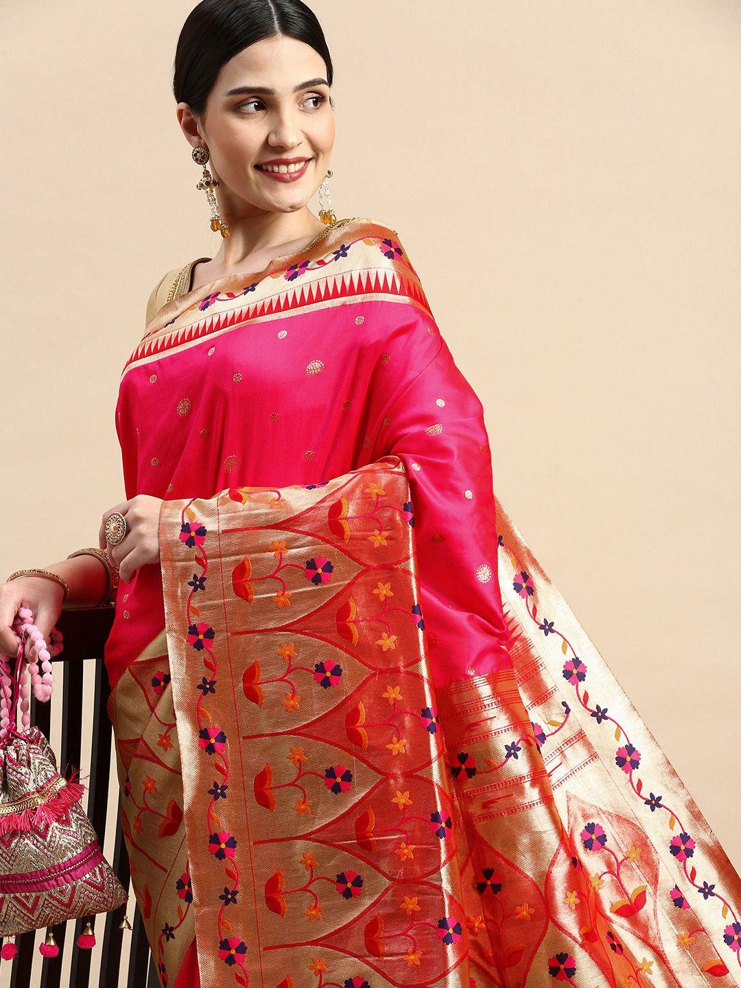 vastranand ethnic motifs zari banarasi saree