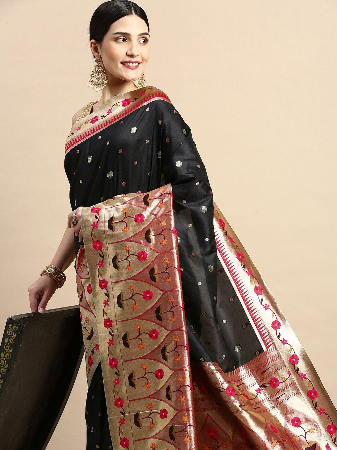 vastranand ethnic motifs zari banarasi saree