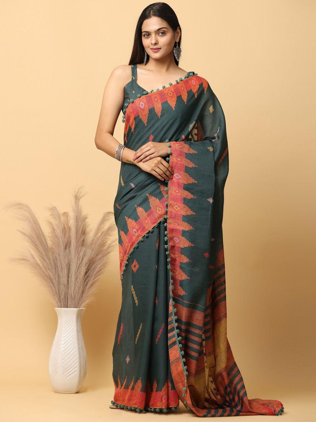 vastranand geometric printed saree