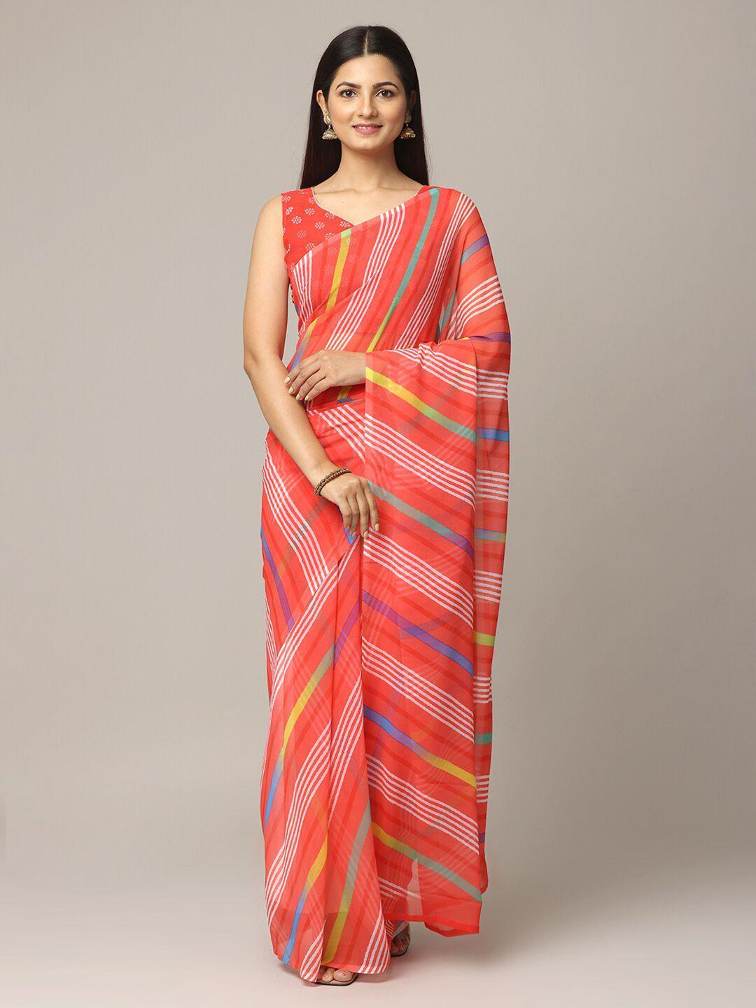 vastranand georgette leheriya saree