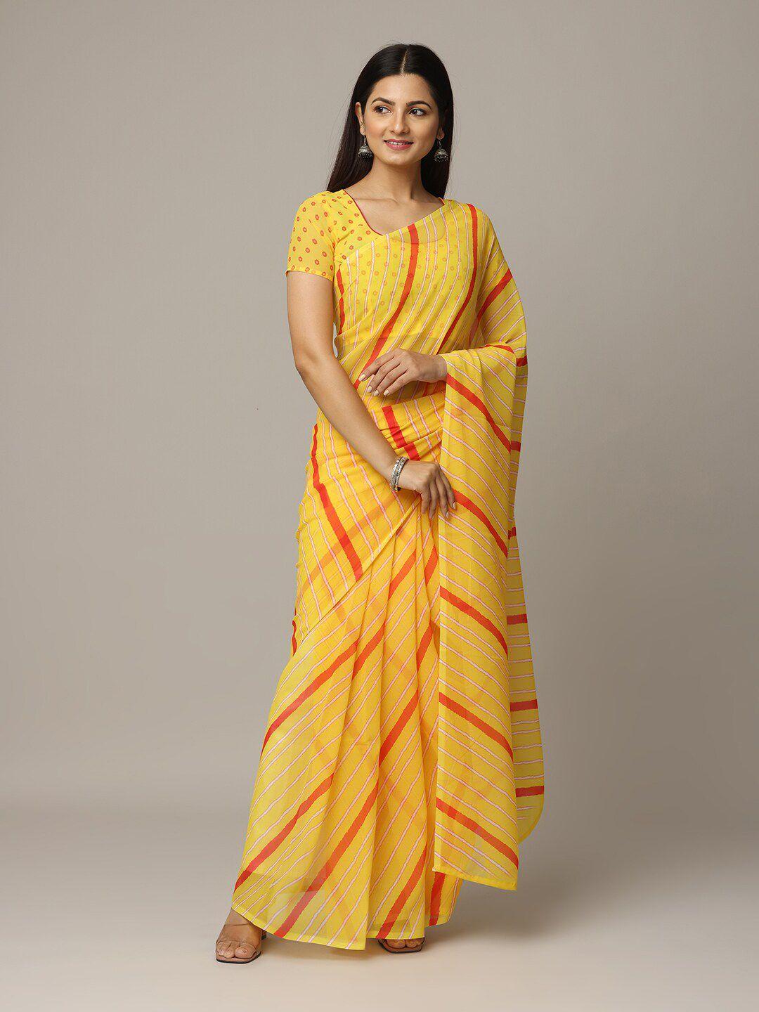 vastranand leheriya georgette leheriya saree