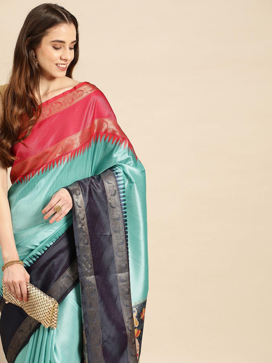 vastranand woven design zari banarasi saree