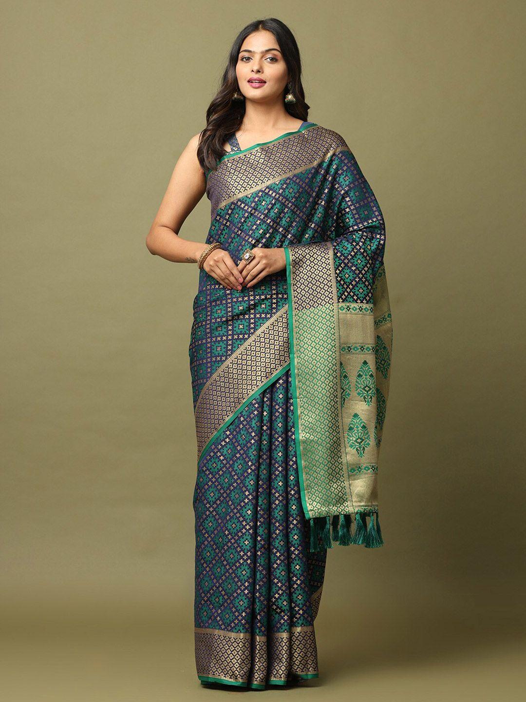 vastranand woven design zari banarasi saree