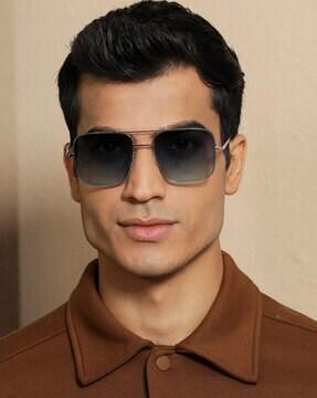 vc s12938 full-rim frame square sunglasses