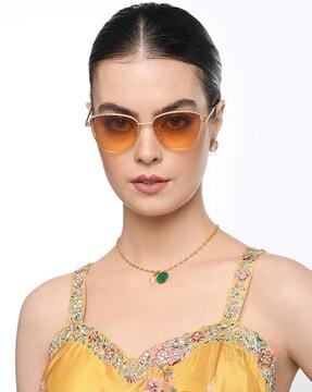 vc s16466 embellished cat-eye sunglasses