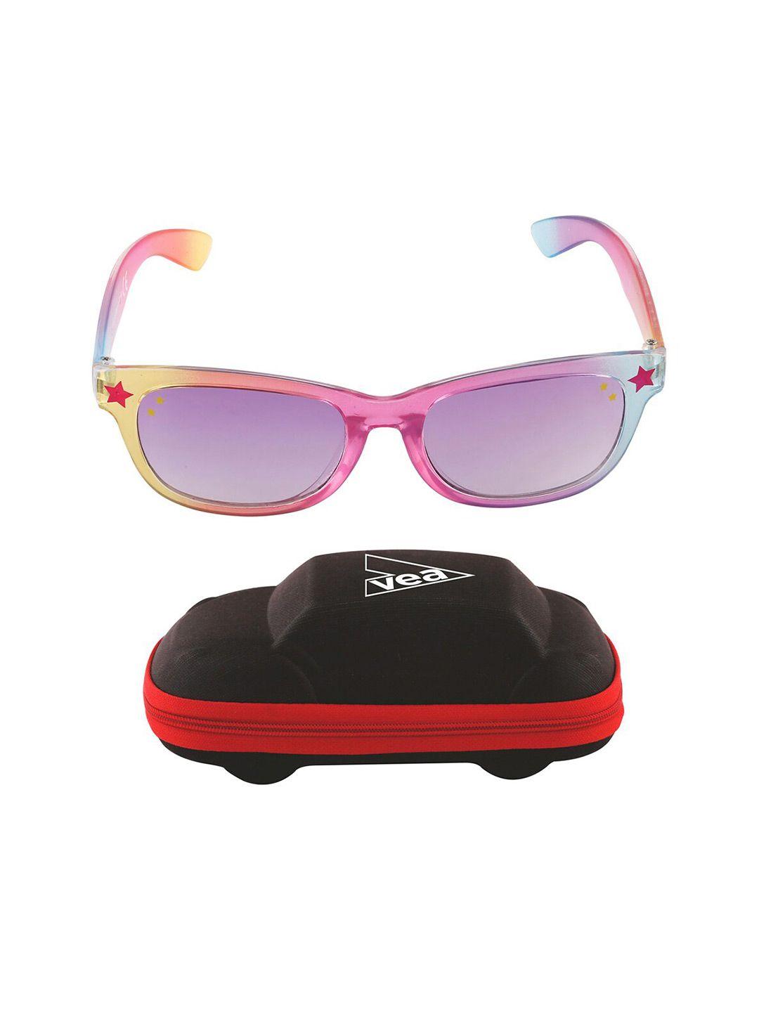 vea girls square sunglasses with uv protected lens gs2216