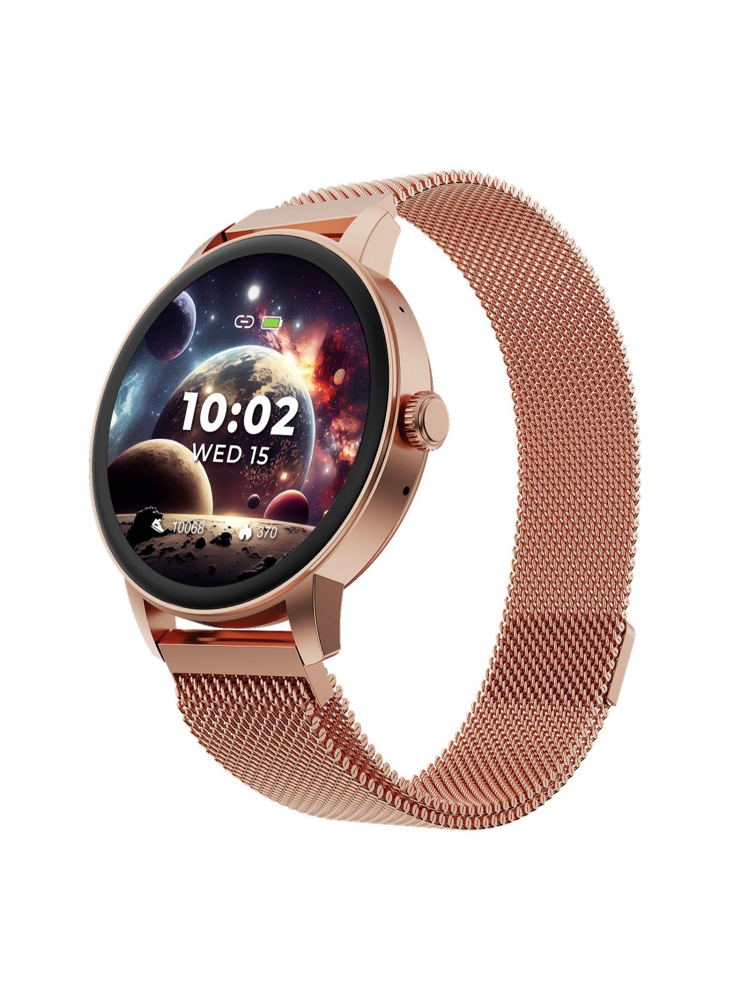 vector 1.30'' hd display bt calling metal magnetic strap- champagne gold