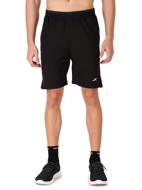 vector x black regular fit shorts