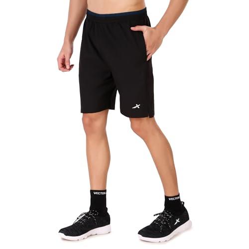 vector x solid men sports shorts 100% polyester (pack of 1)