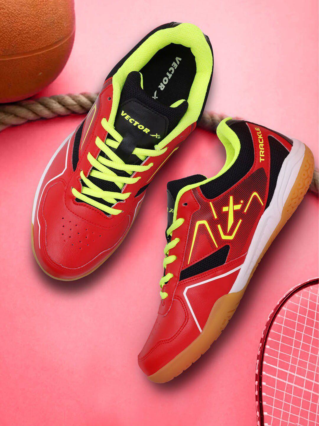 vector x unisex printed badminton shoes