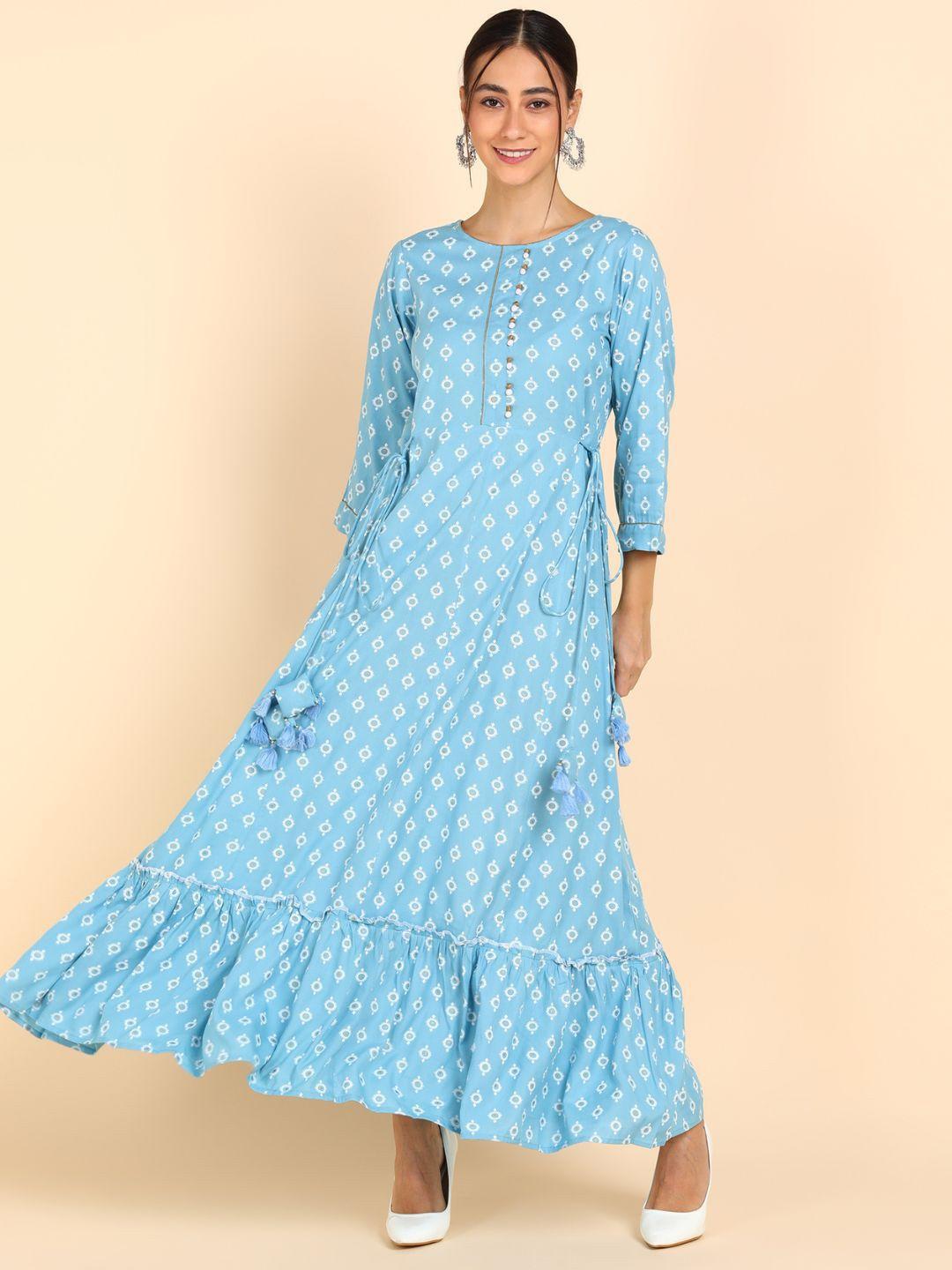 vedana blue maxi dress