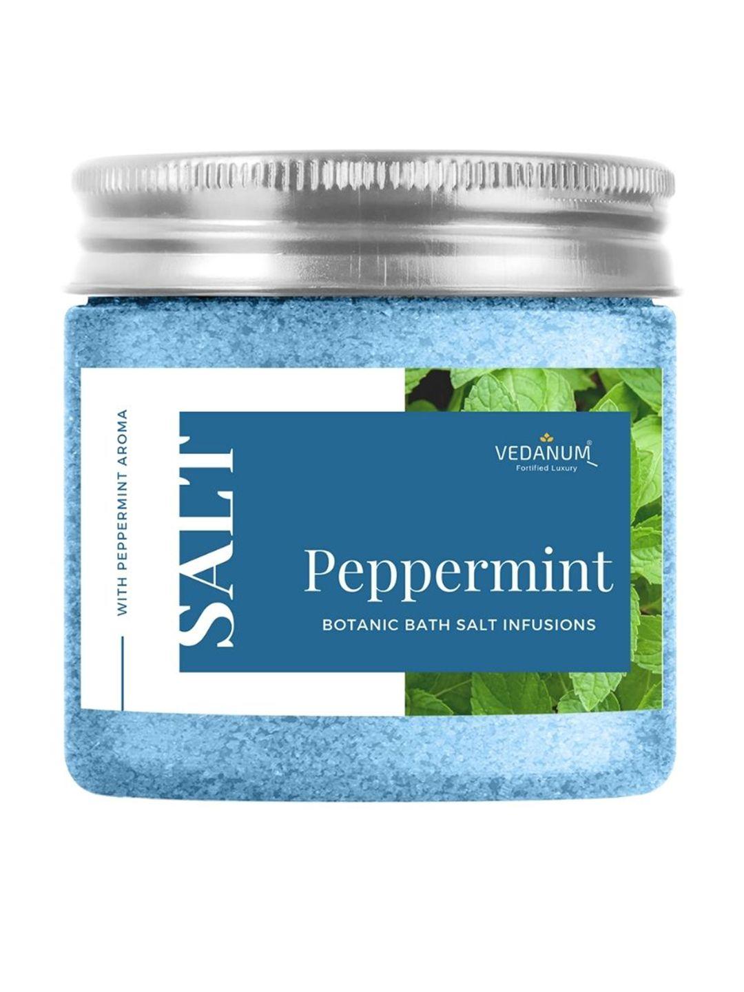 vedanum aromatic peppermint bath salt for skin nourishment - 200 gm