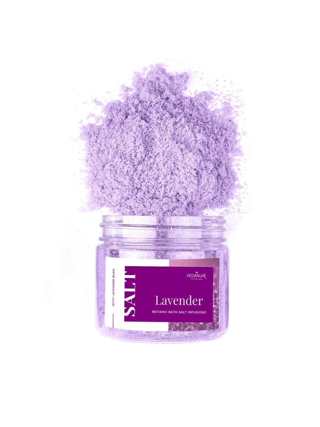 vedanum fortified luxury premium aromatic lavender bath salt 200 g