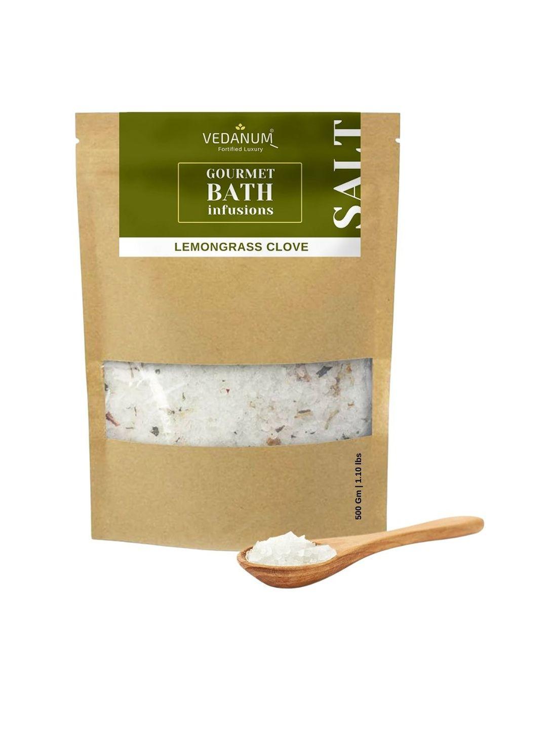 vedanum gourmet infusion aroma bath salt with pure epsom salt 500 gm