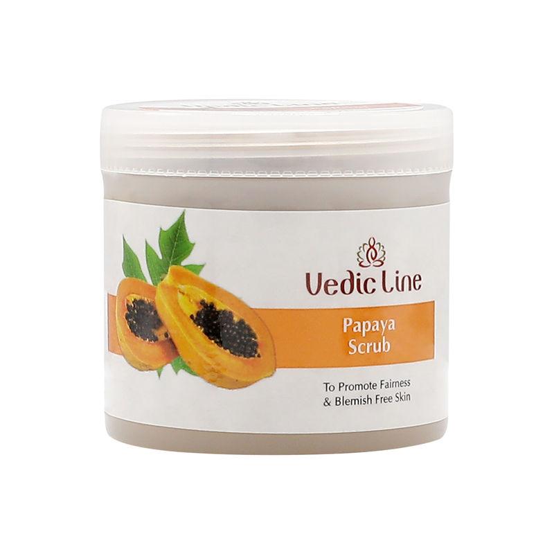 vedic line papaya scrub