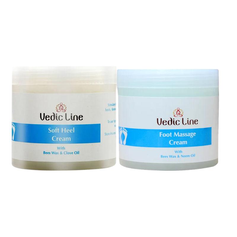 vedic line soft heel & foot massage creme combo