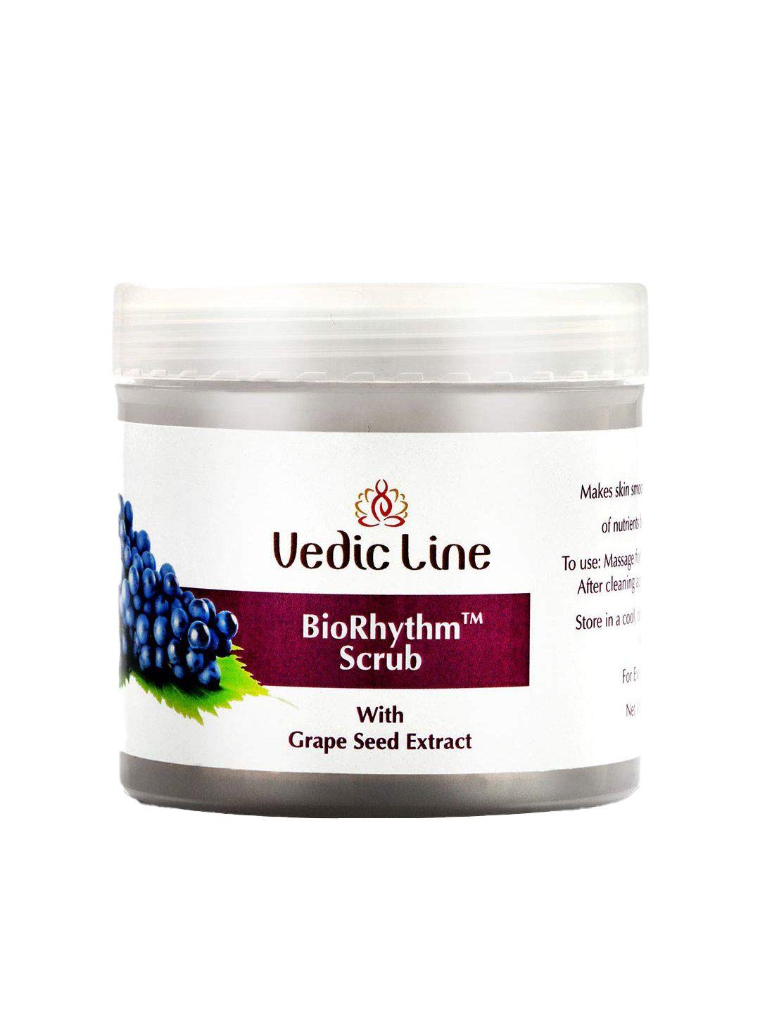 vedicline bio rhythm face scrub with grape seed extract - 100ml