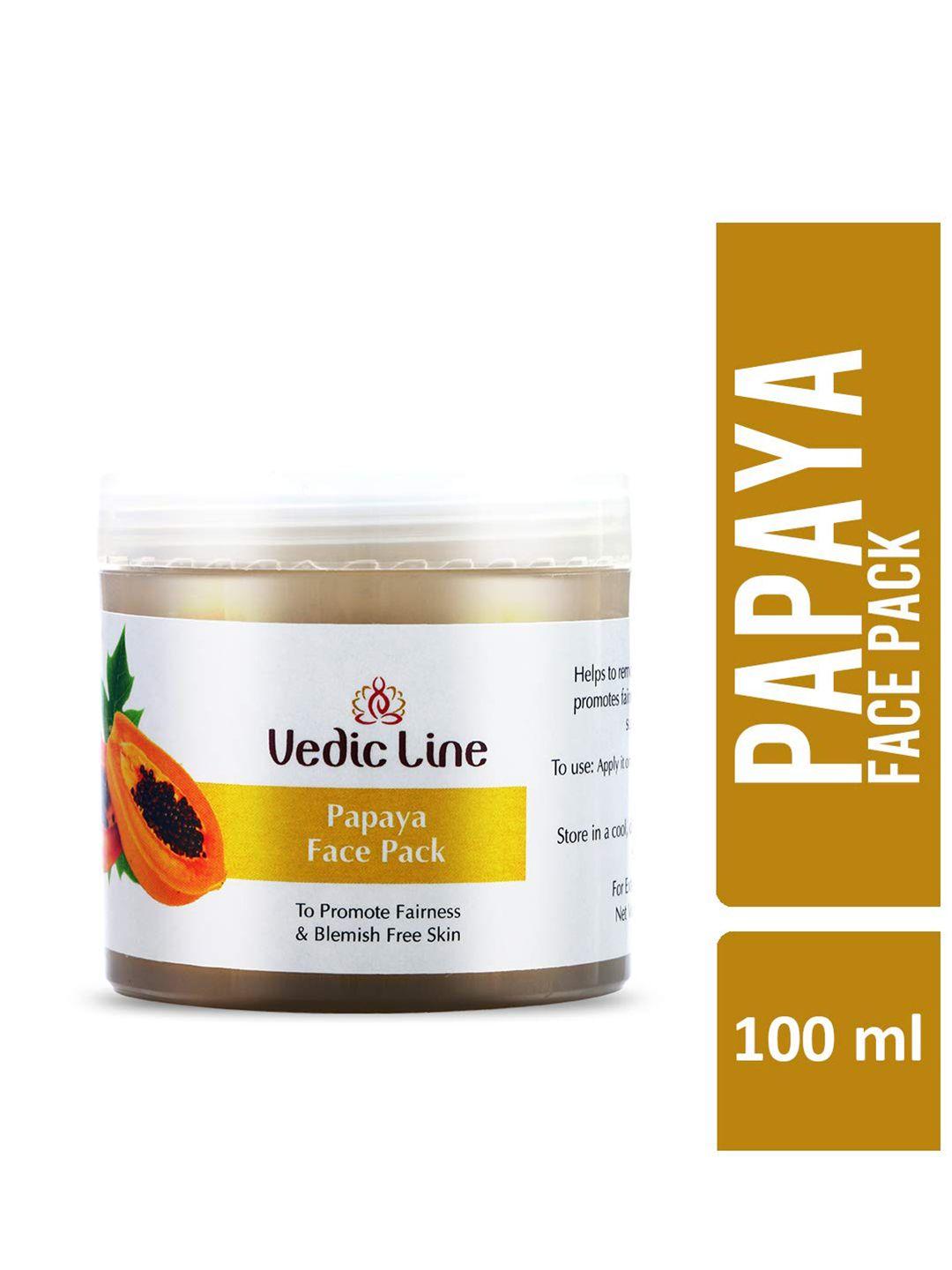 vedicline papaya face pack with apricot oil - 100ml