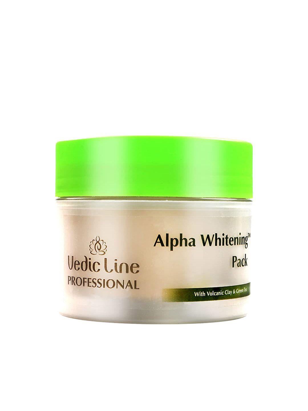 vedicline professional alpha whitening face pack for reduce spots & acne - 500ml