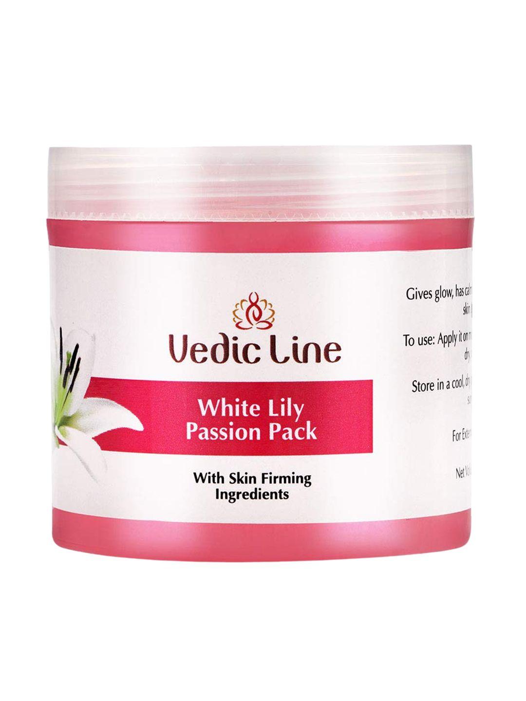 vedicline white lily passion face pack improve skin elasticity & texture - 100ml