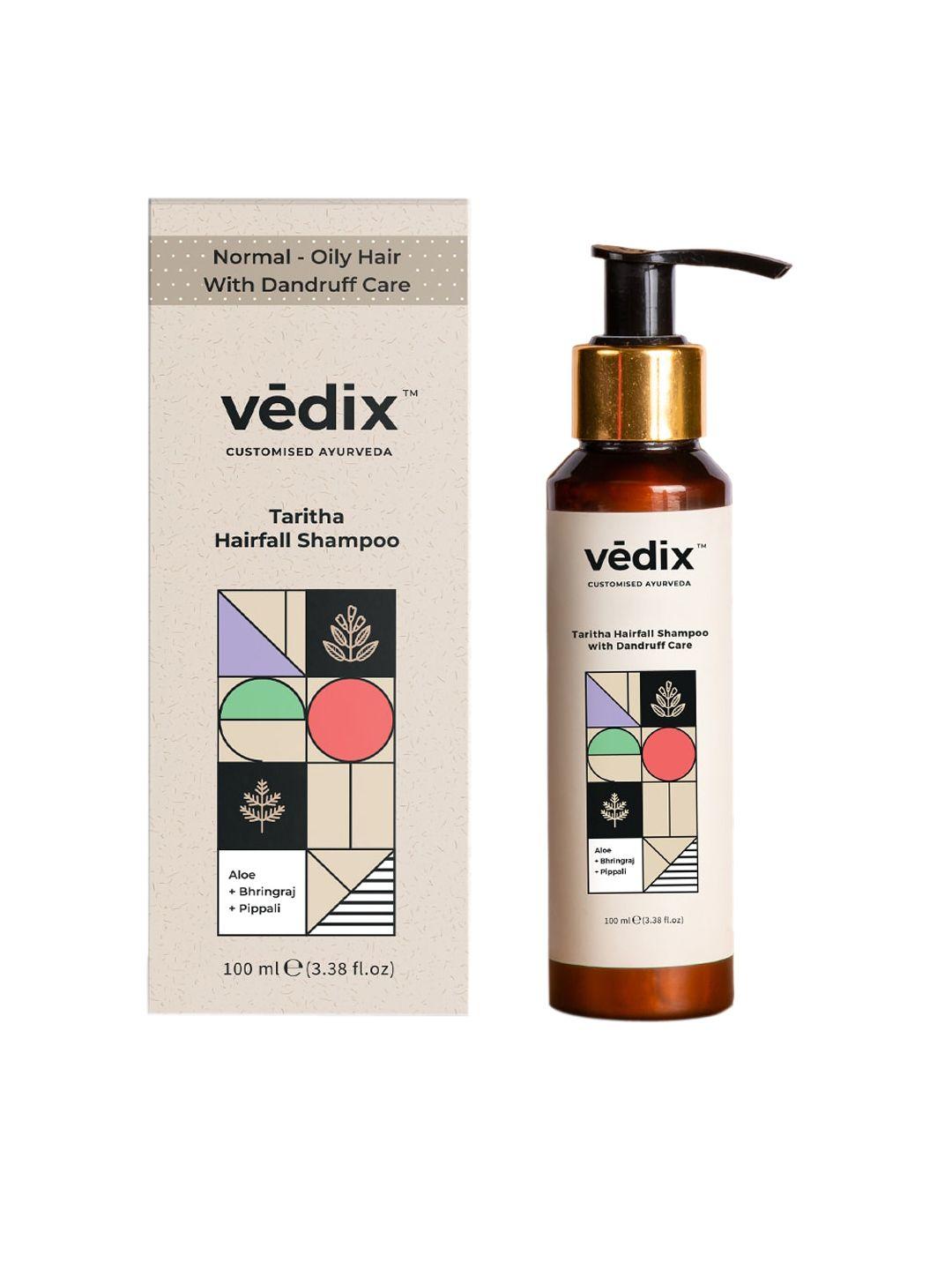 vedix transparent customized ayurvedic dandruff care taritha anti hair fall shampoo