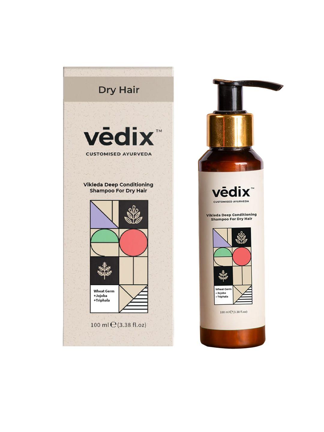 vedix women customized ayurvedic vikleda deep conditioning anti-hairfall shampoo 100ml