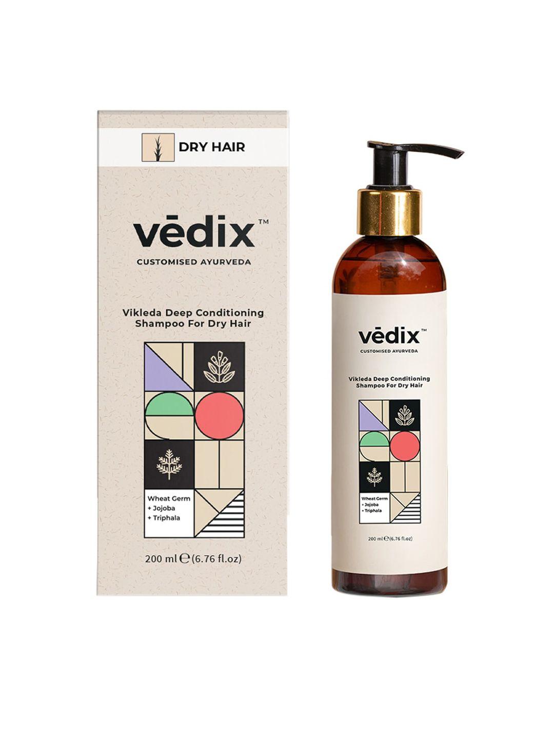 vedix women customized ayurvedic vikleda deep conditioning shampoo for dry hair-200ml